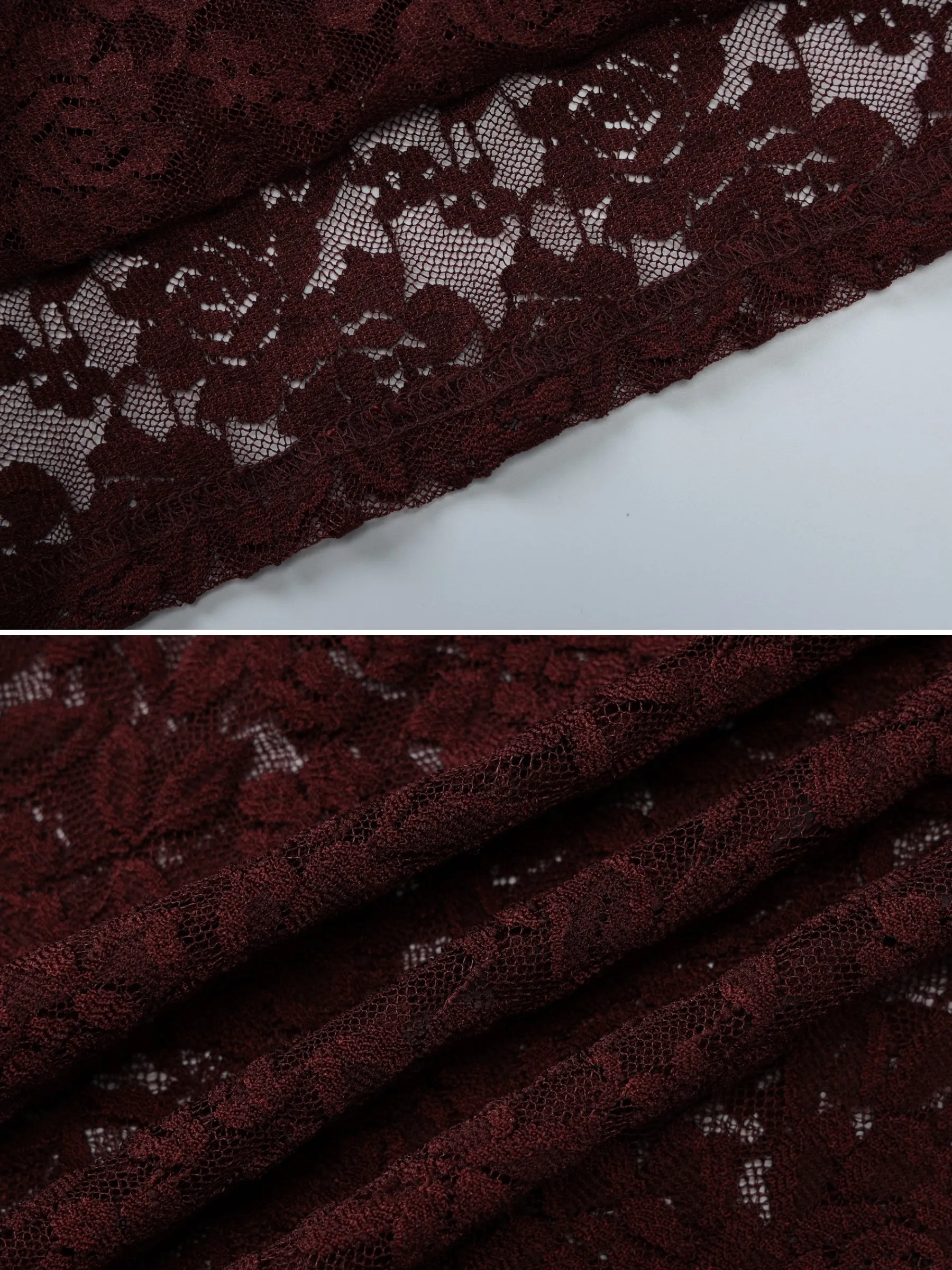 Koraline Asymmetrical Lace Top
