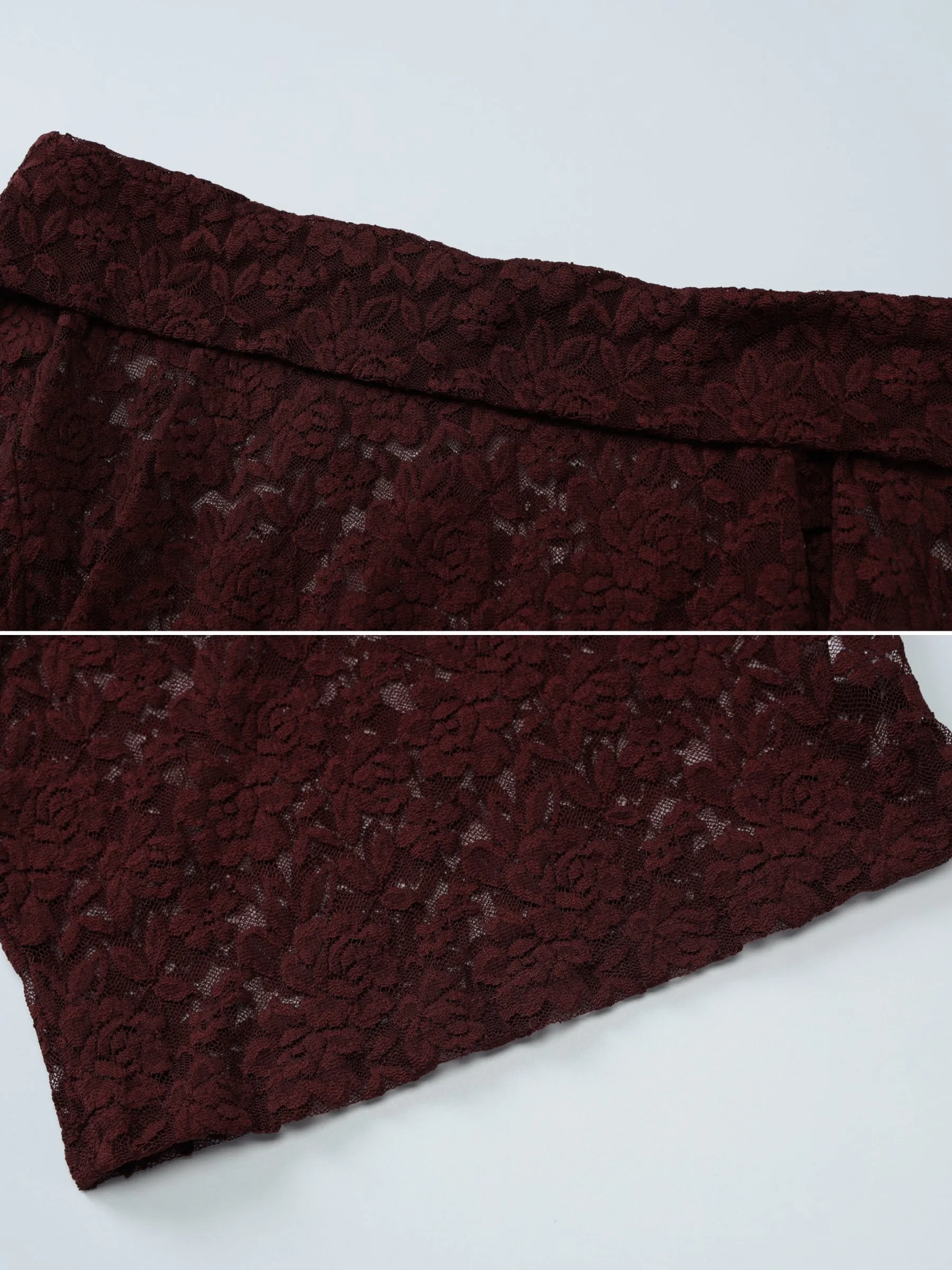 Koraline Asymmetrical Lace Top