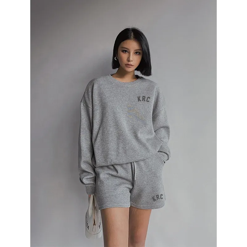 KRC WOMENS EMBROIDERED SWEAT SHORT