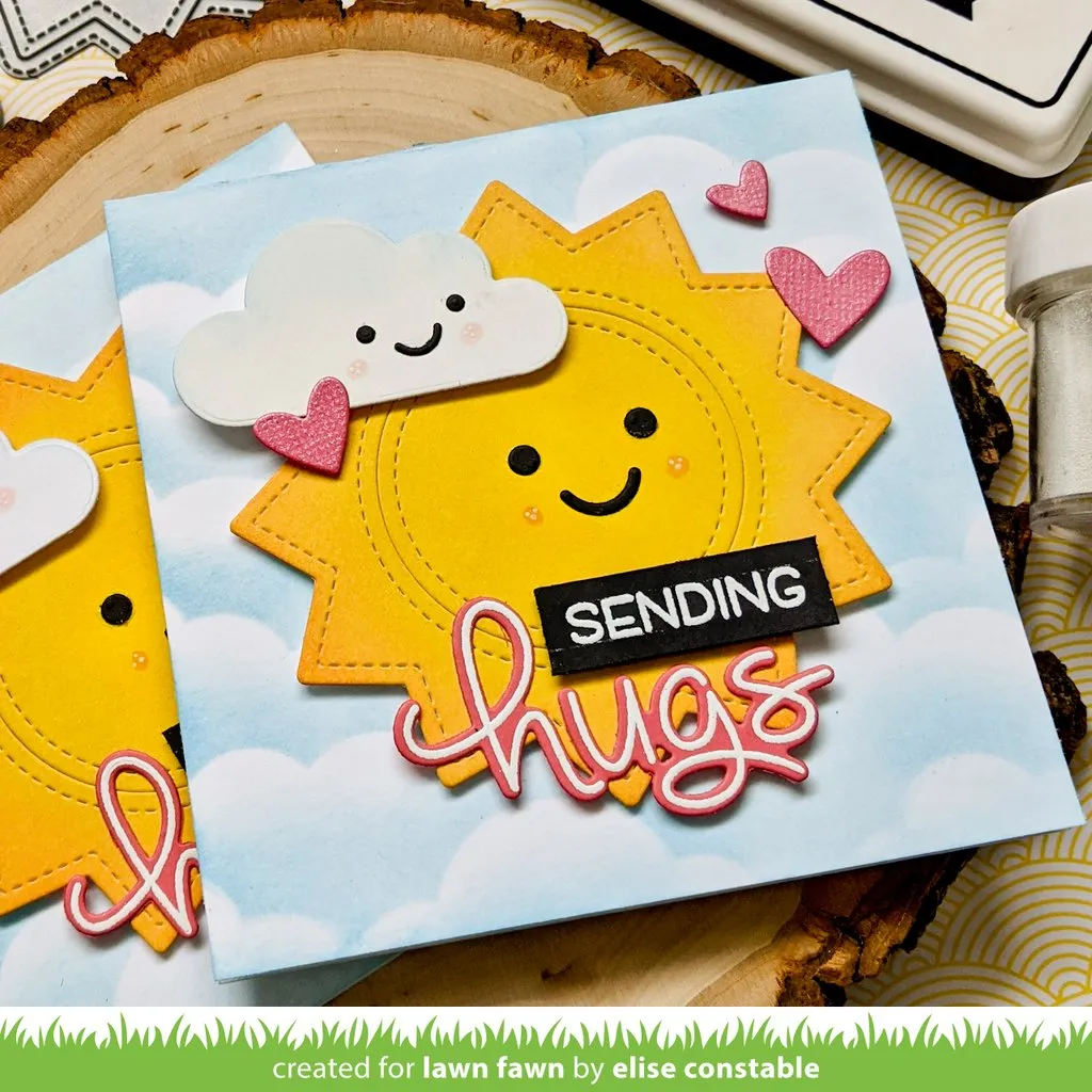 LAWN FAWN: Long Distance Hugs
