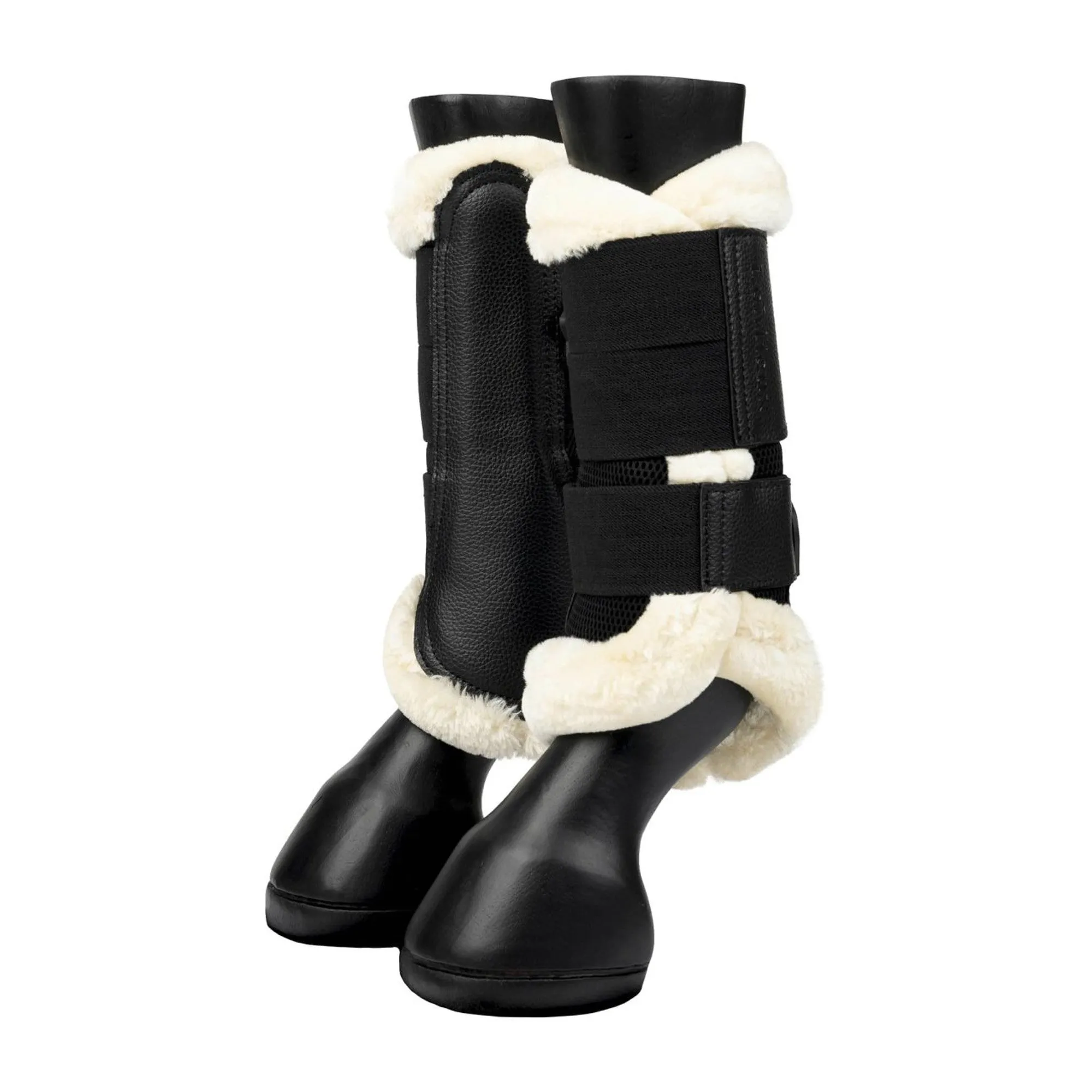 Lemieux Fleece Edged Mesh Brushing Boots