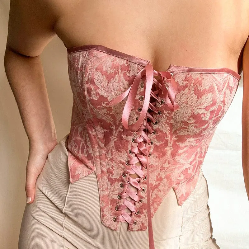 Luxxe Floral Corset Top