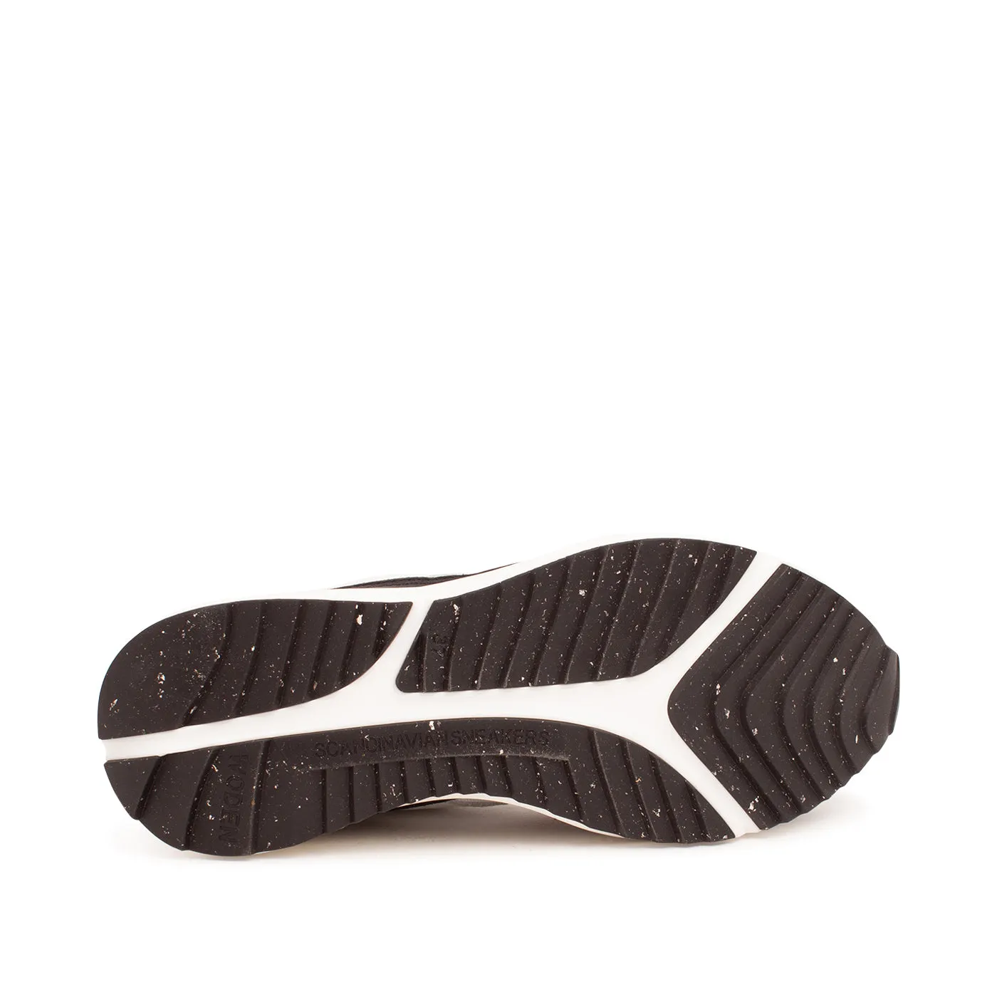 Malou Leather Fifty - Black/White