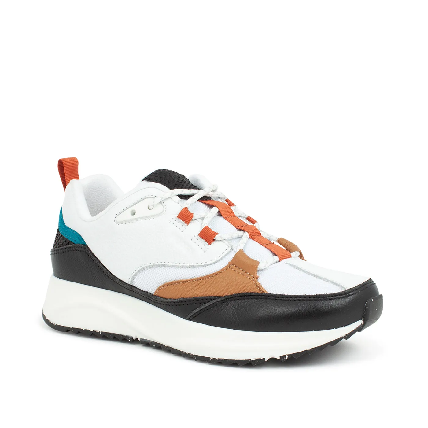 Malou Leather Fifty - Black/White