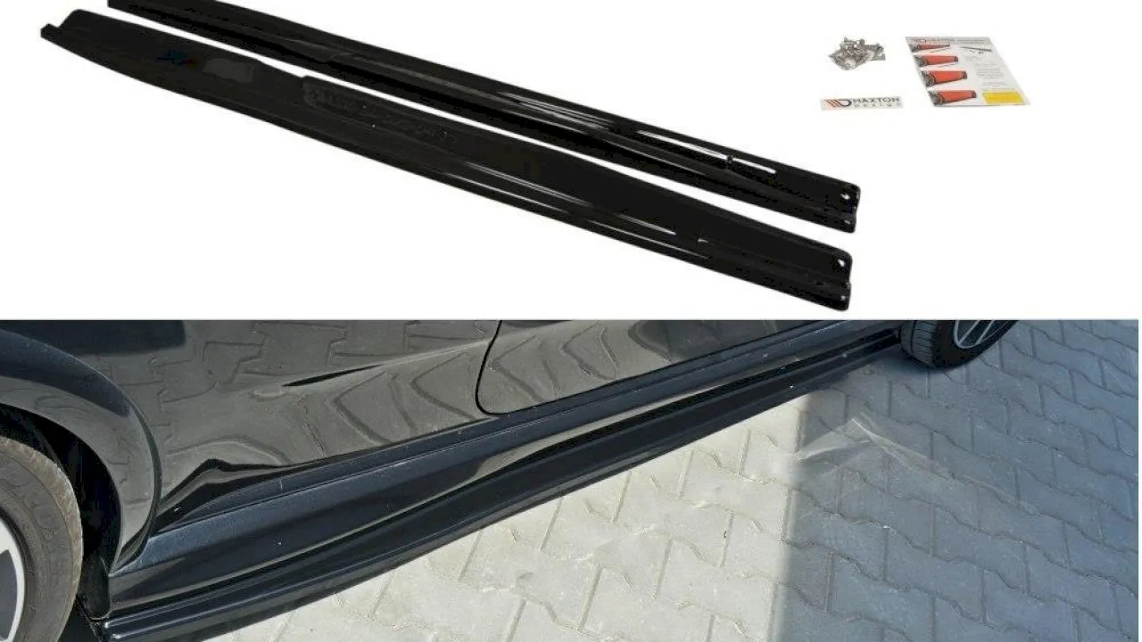 Maxton Design - SIDE SKIRTS DIFFUSERS FIAT PUNTO EVO ABARTH (2010-2014)