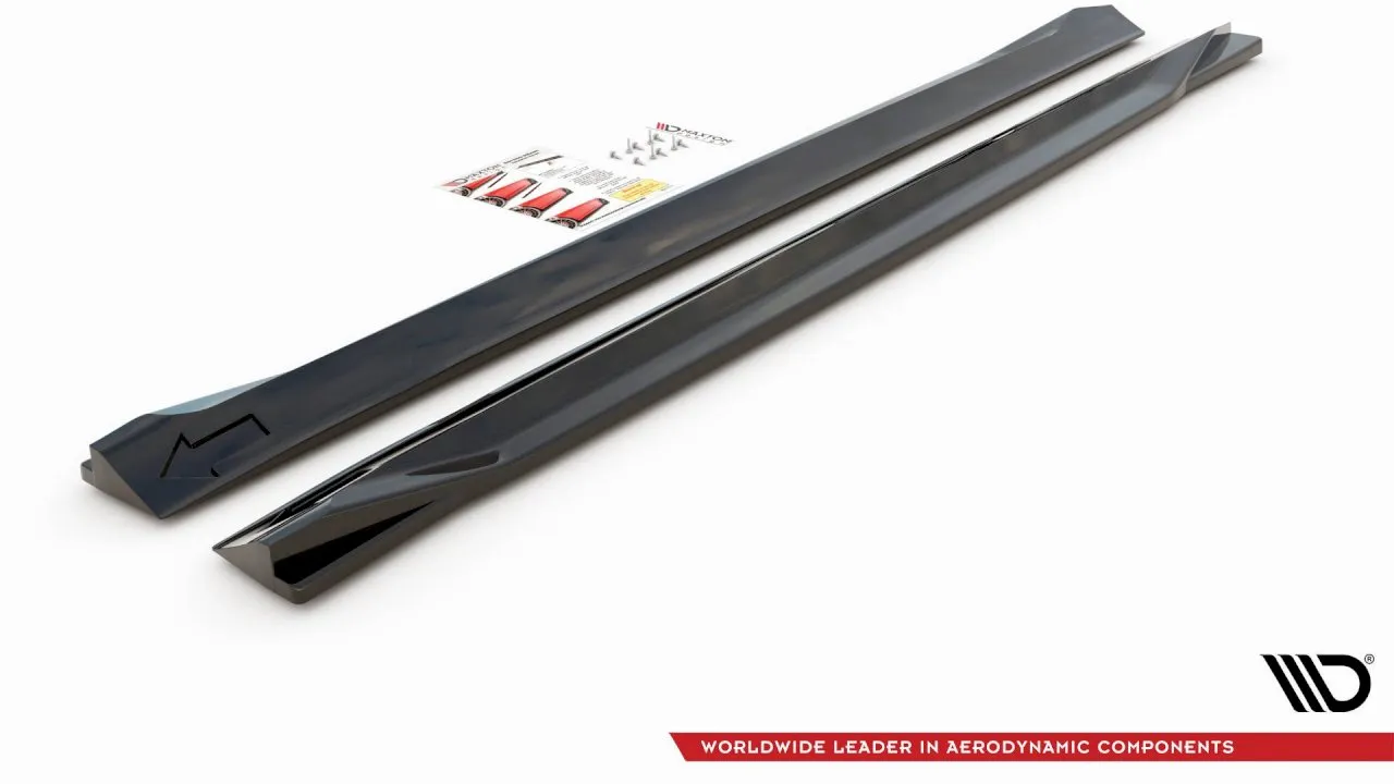 Maxton Design - SIDE SKIRTS DIFFUSERS VOLVO XC60 MK2 R-DESIGN