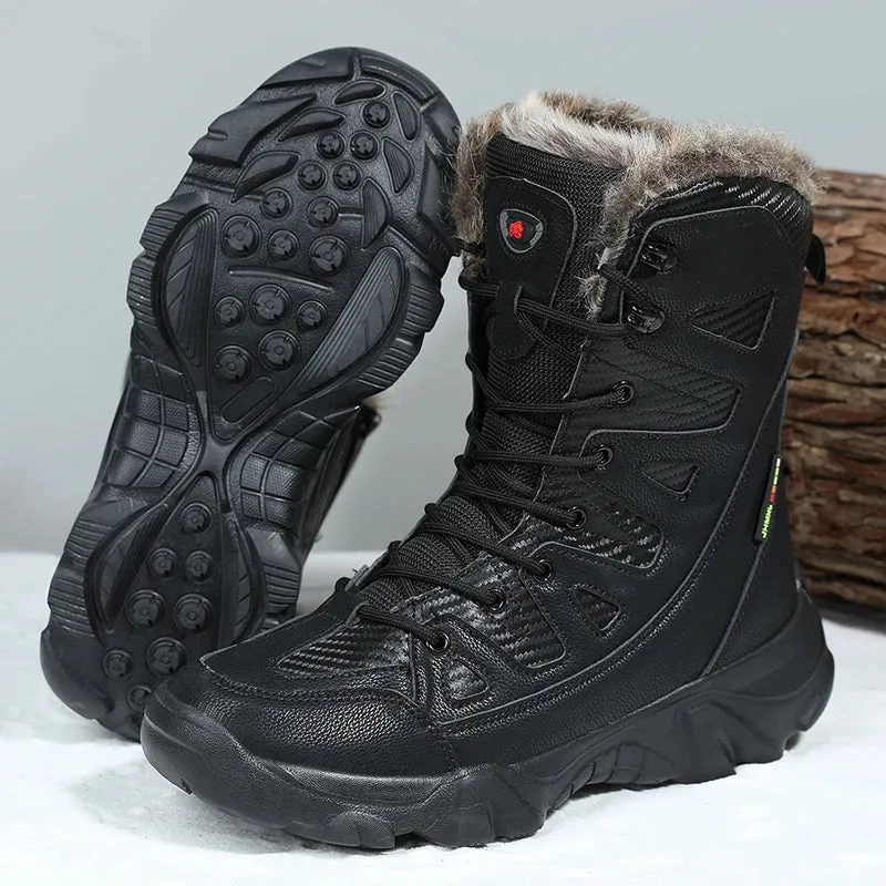 Men's Winter Plush Warm Snow Boots