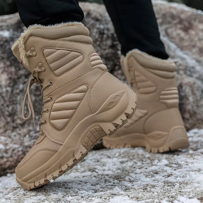 Men's Winter Plush Warm Snow Boots