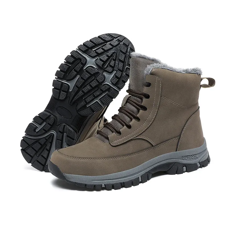 Men's Winter Plush Warm Snow Boots