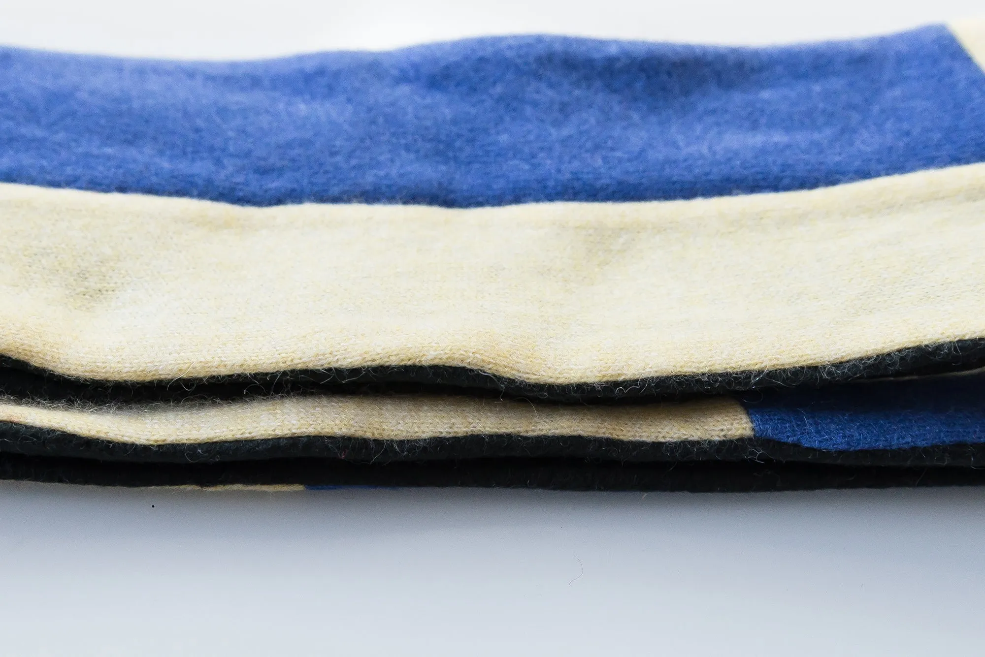 Merino Wool Sweater Scarf | Sunflowers and Blue Skies