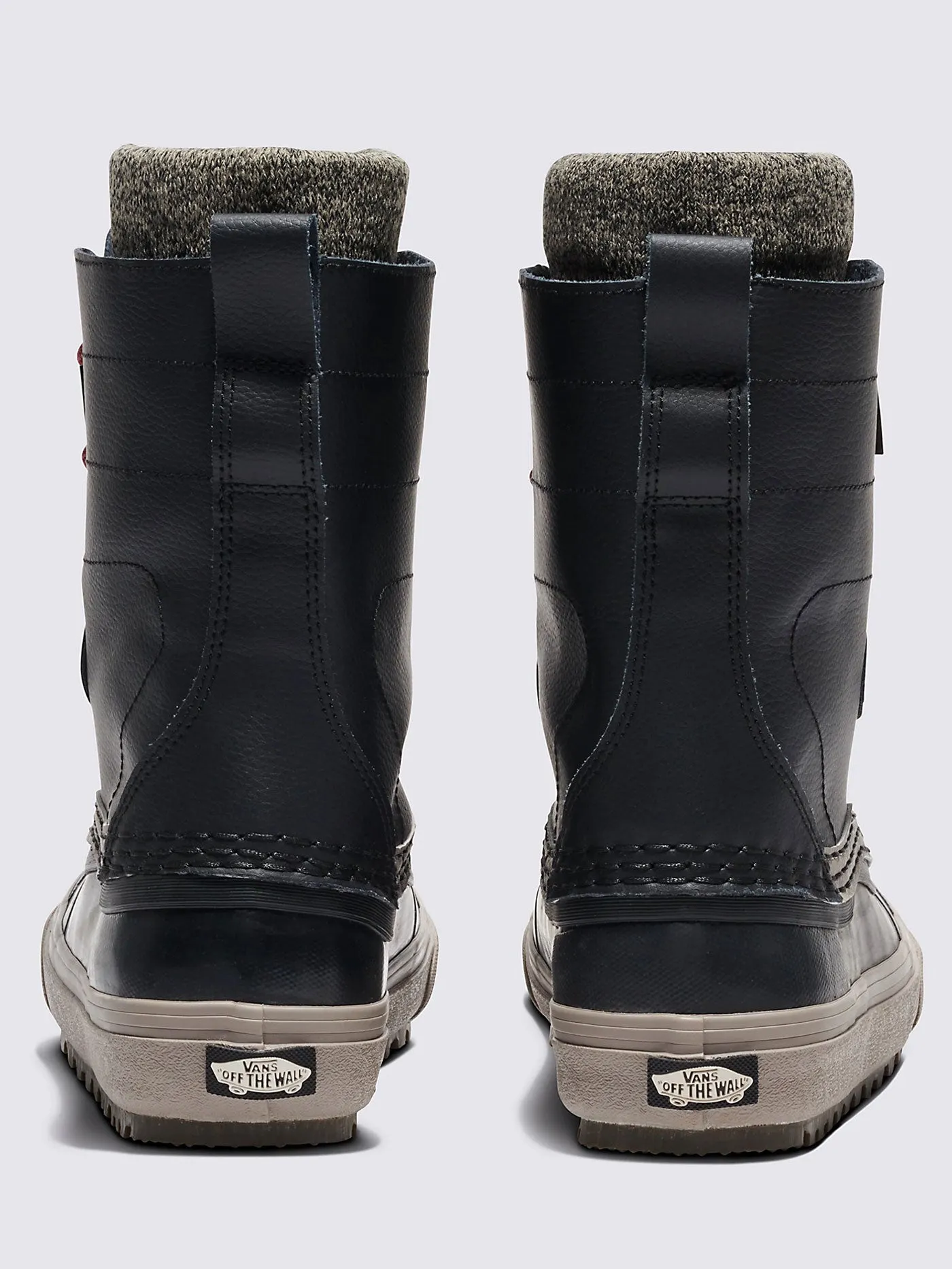 MTE Standard Waterproof Black/Red Winter Boots