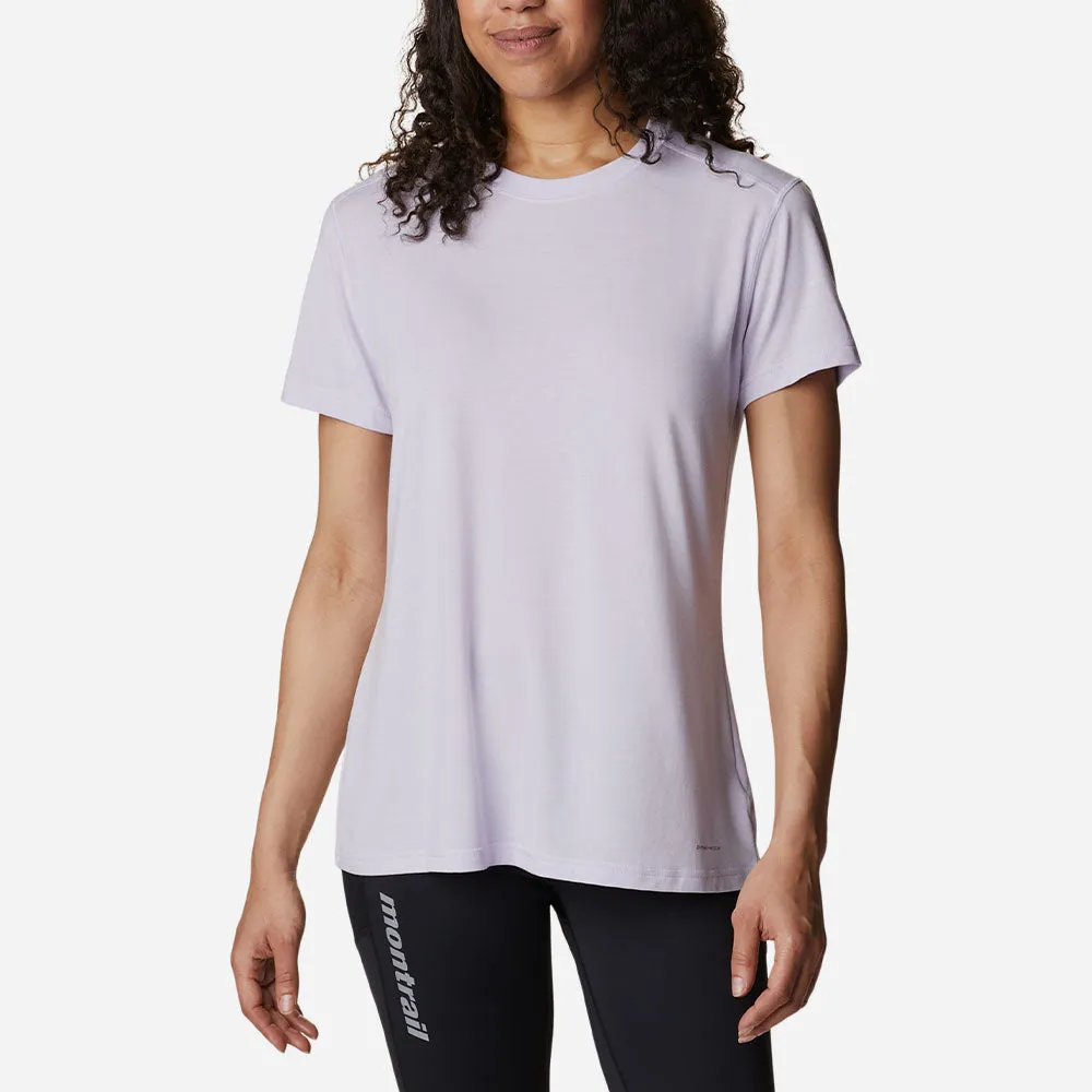 Áo Thun Ngắn Tay Nữ Columbia Endless Trail™ Running Tech - Xám