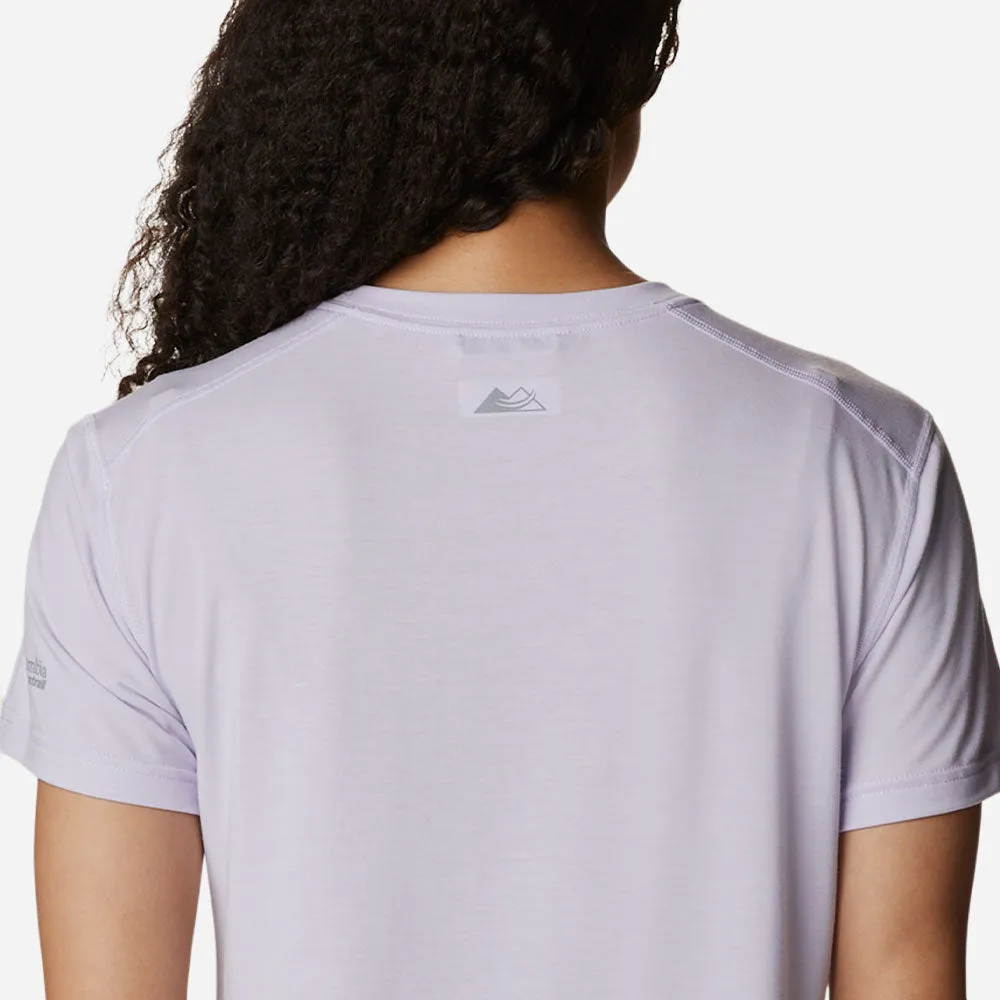 Áo Thun Ngắn Tay Nữ Columbia Endless Trail™ Running Tech - Xám