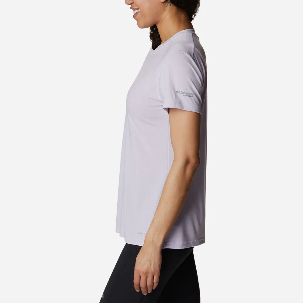 Áo Thun Ngắn Tay Nữ Columbia Endless Trail™ Running Tech - Xám