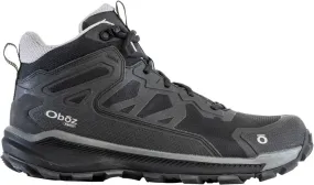 Oboz Men's Katabatic Mid Waterproof Hiking Boots- Black Sea