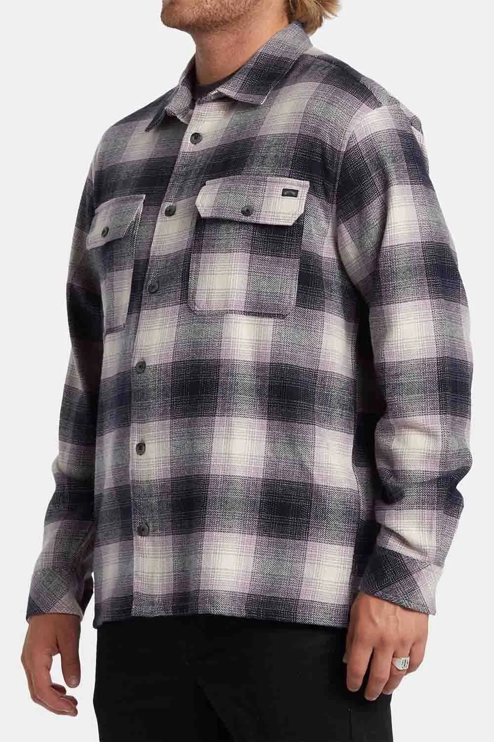 OFFSHORE FLANNEL Purple Ash
