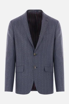 Paisley Print Wool Jacket