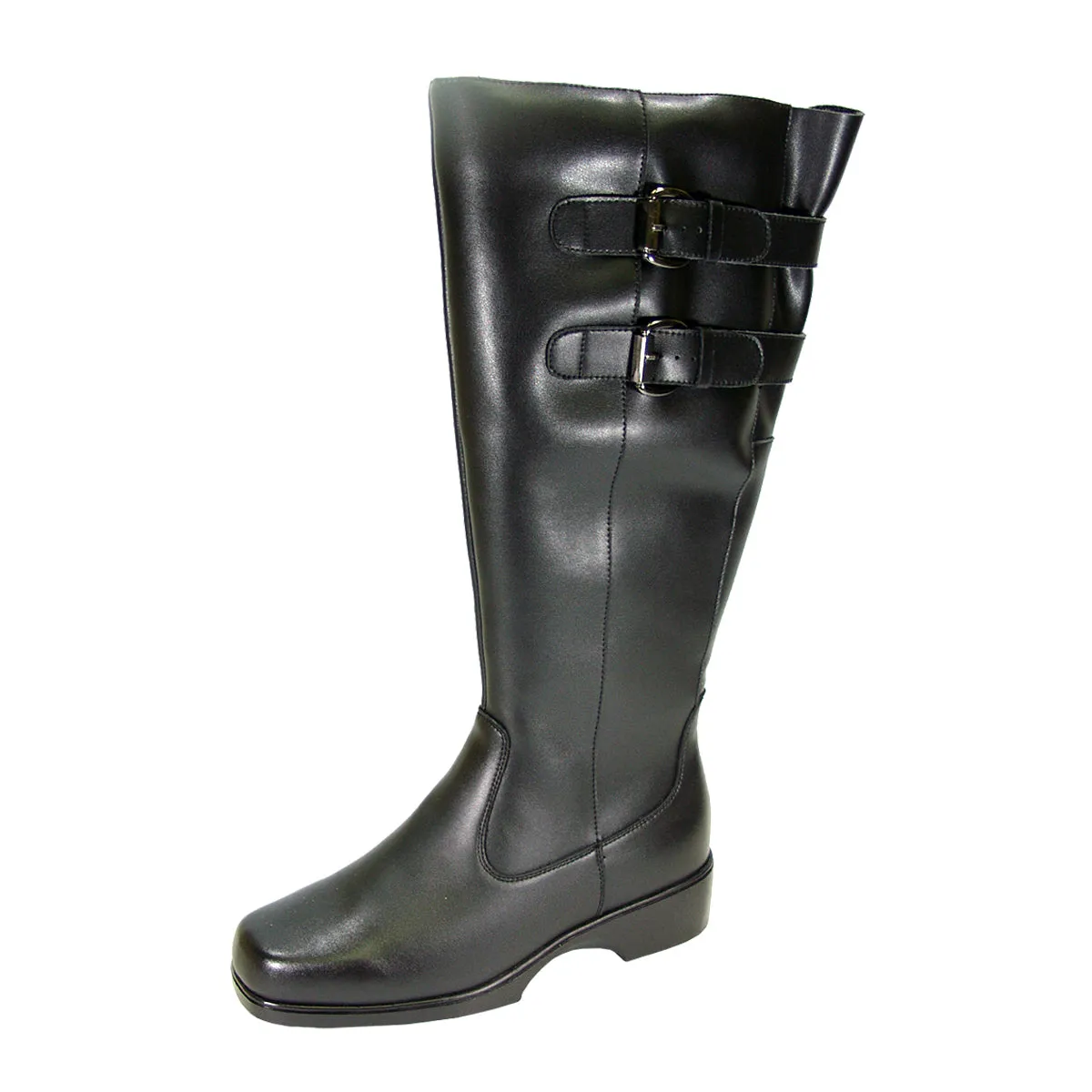 PEERAGE Hayden Women's Wide Width Knee High Leather Boots