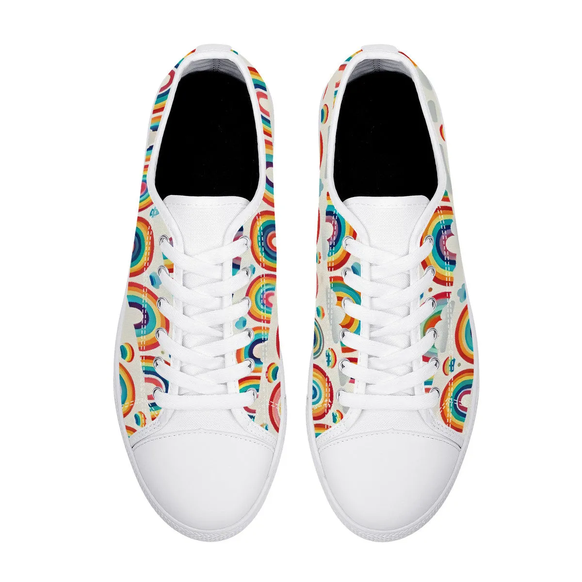 Rainbow Crush Low-Top Canvas Shoes