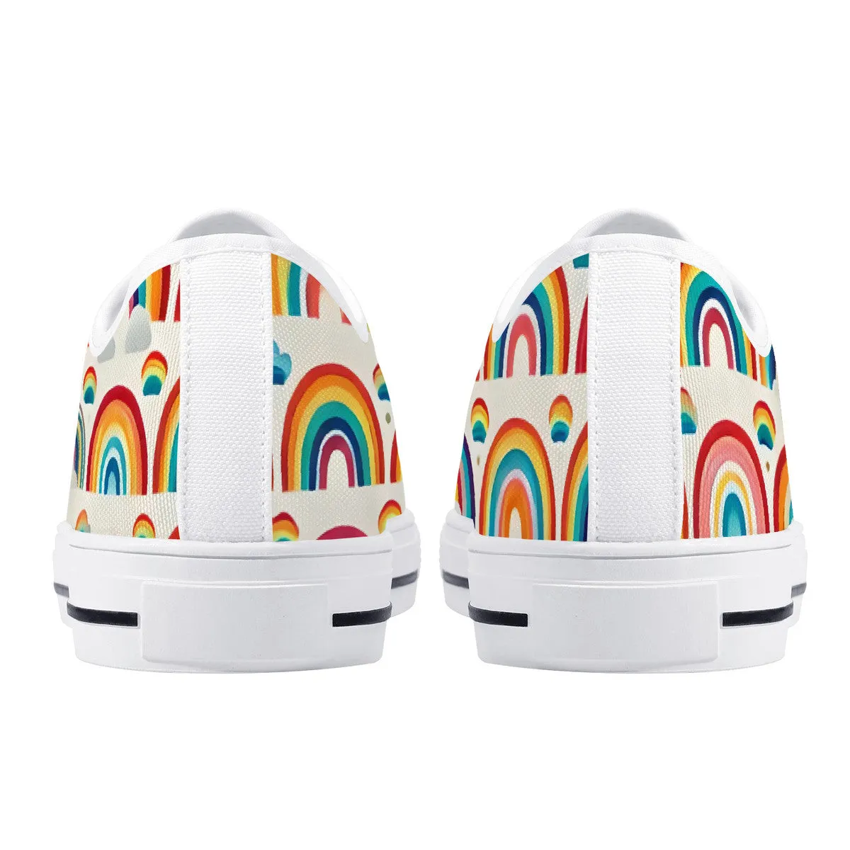 Rainbow Crush Low-Top Canvas Shoes
