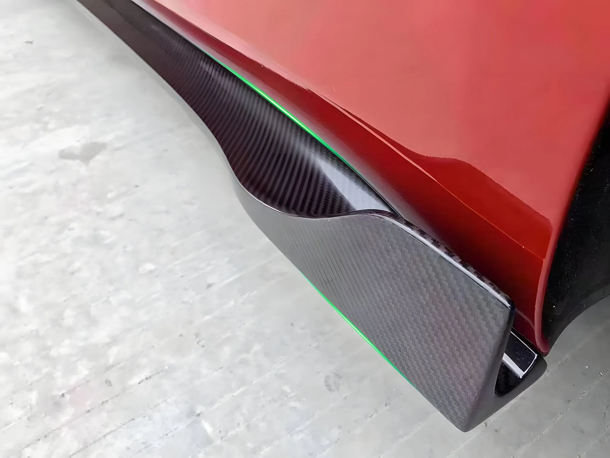 Real Carbon Fiber V-Style Side Skirts For Model 3 2017-2024