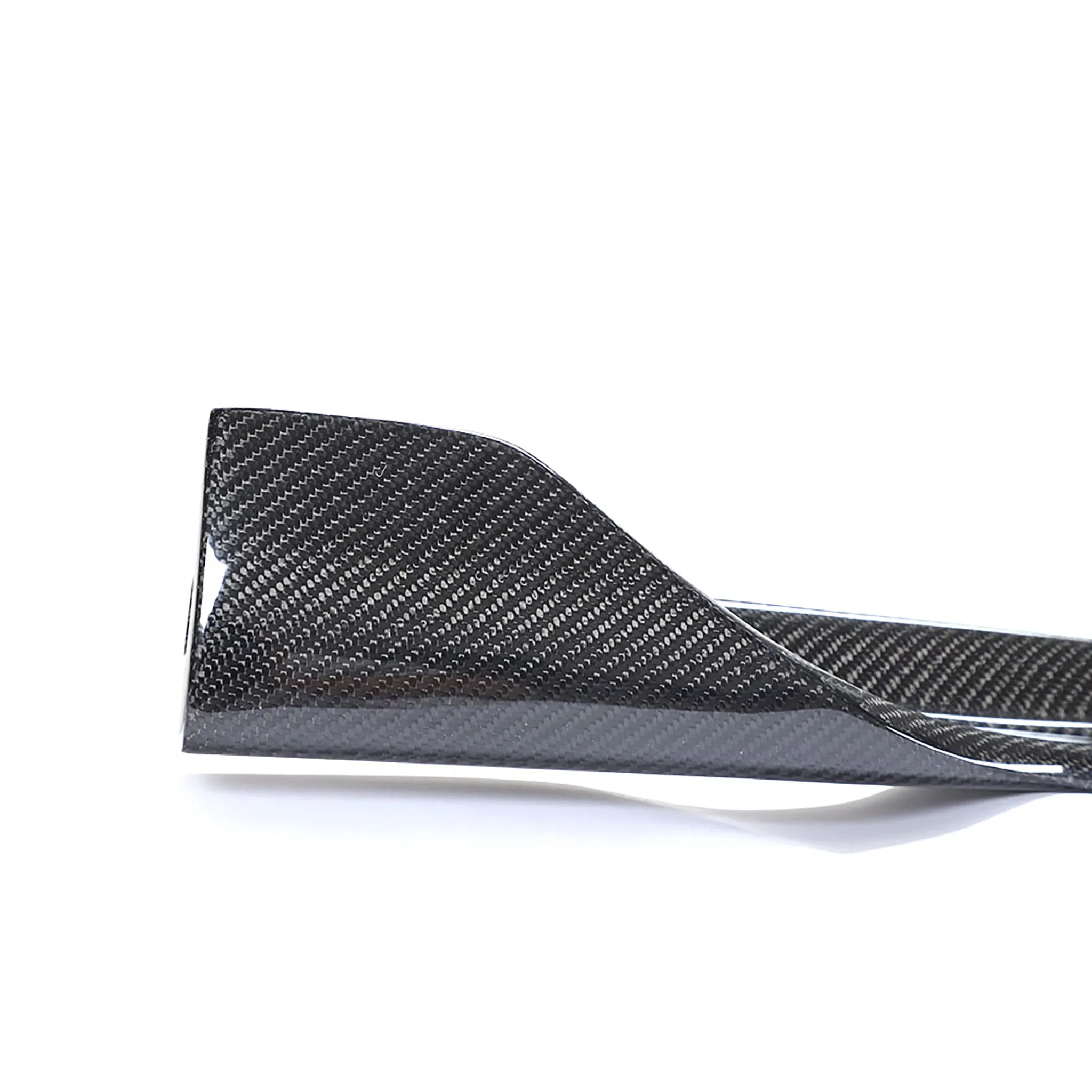 Real Carbon Fiber V-Style Side Skirts For Model 3 2017-2024