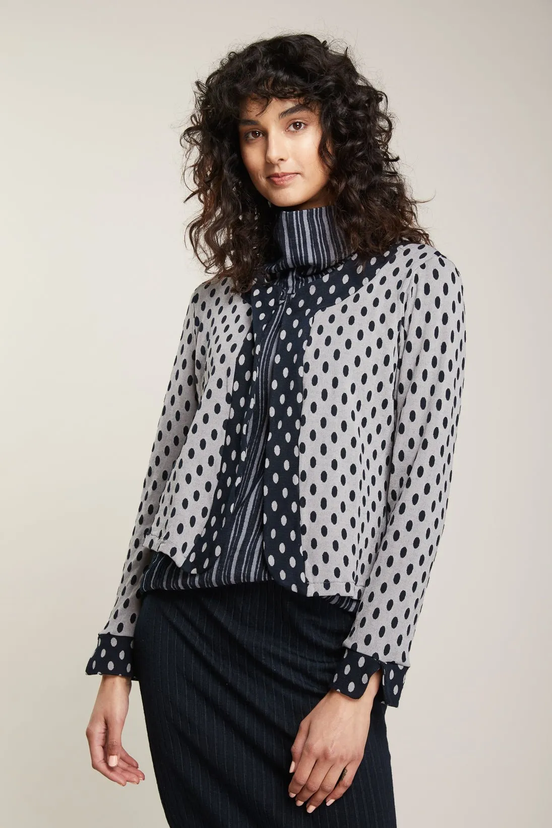 Ribbed Merino High Neck