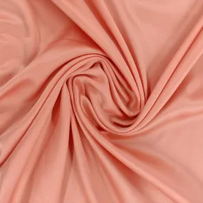 Rose Pink Solid Satin Fabric