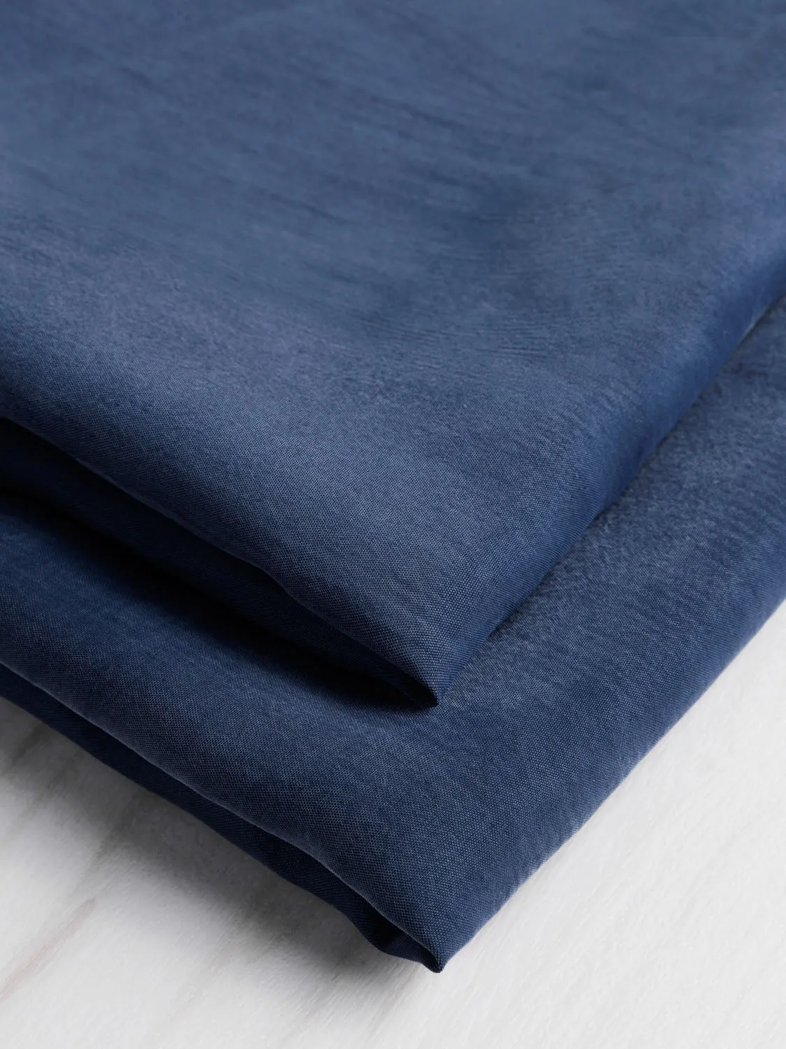 Sandwashed Cupro - Deep Ocean - Swatch