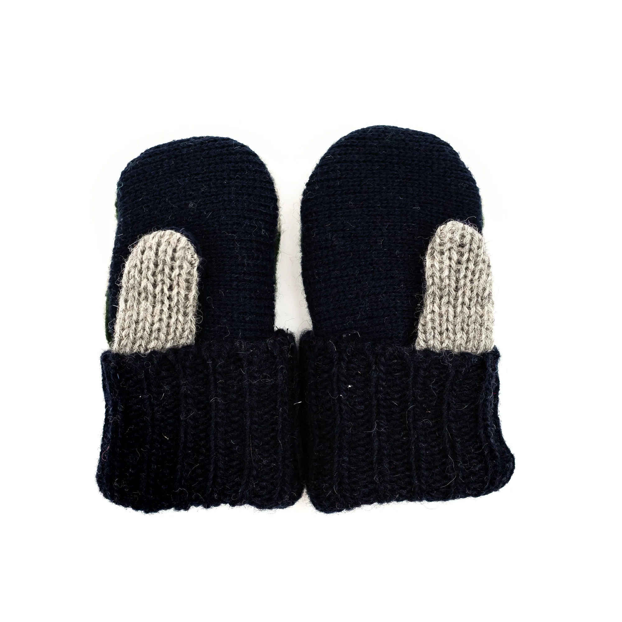 Small Kid's Wool Sweater Mittens | Tiny Tyke