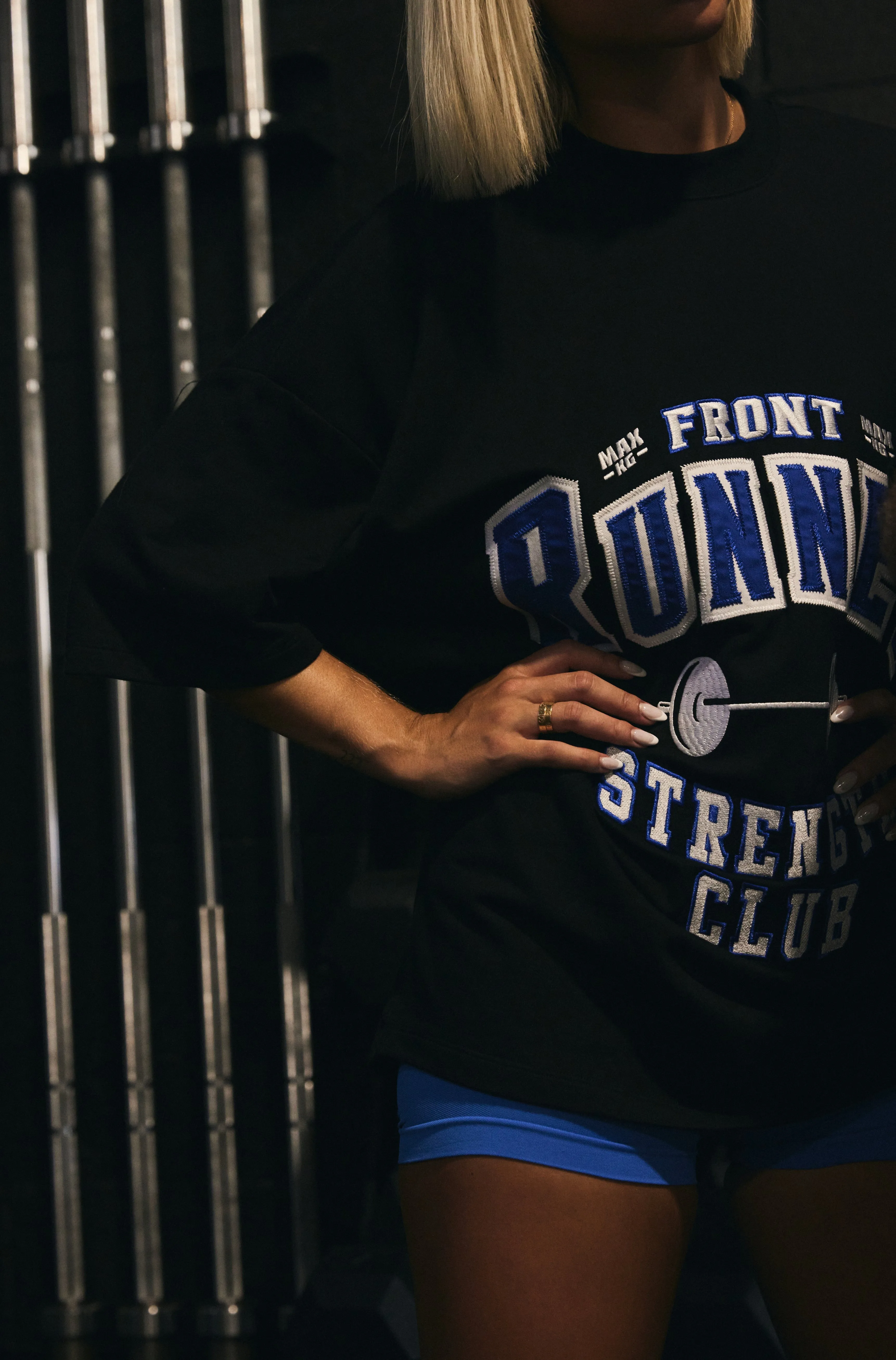 Strength Tee - Sapphire Black