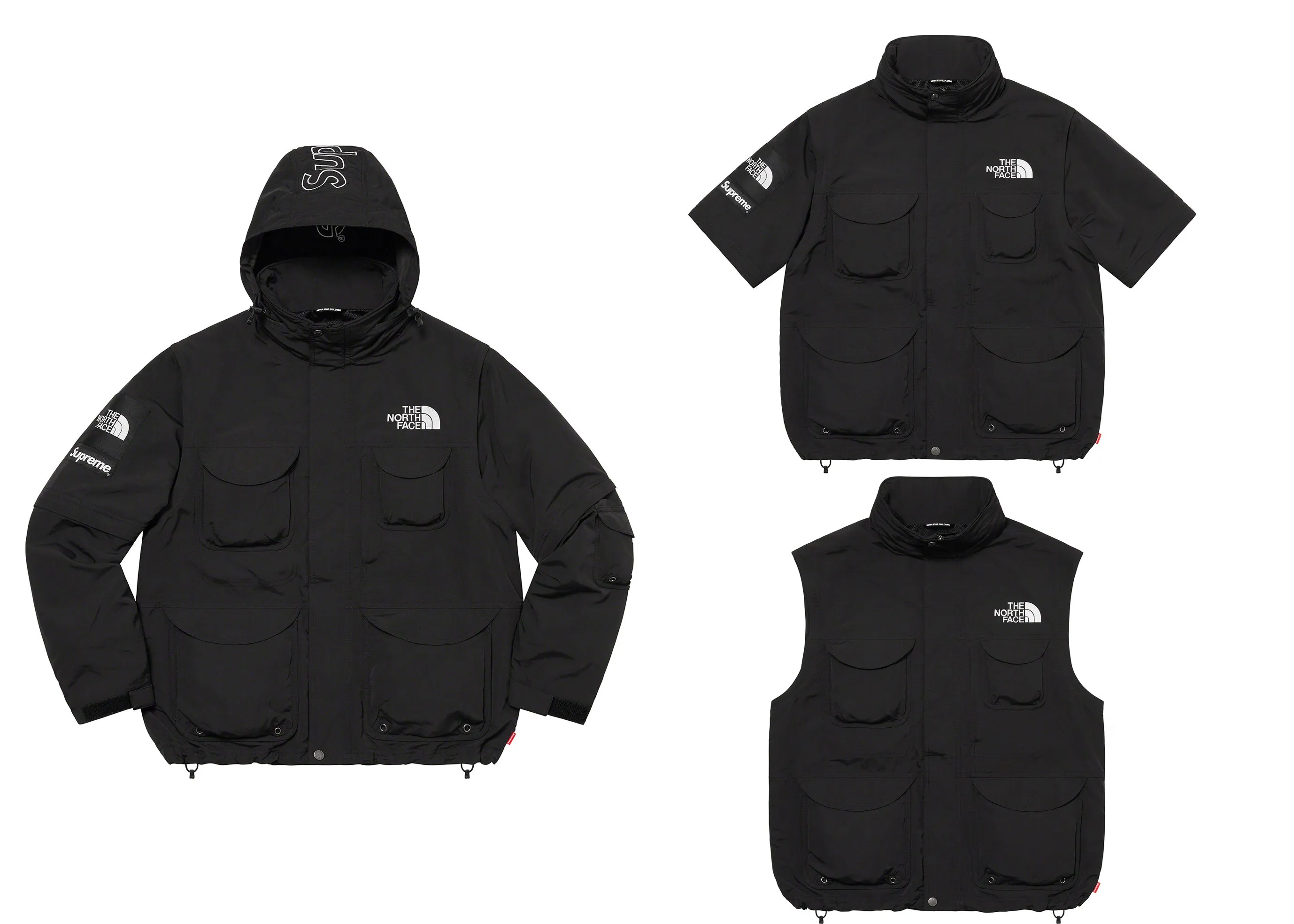 SUPREME TNF TREKKING CONVERTIBLE JACKET (2022SS)