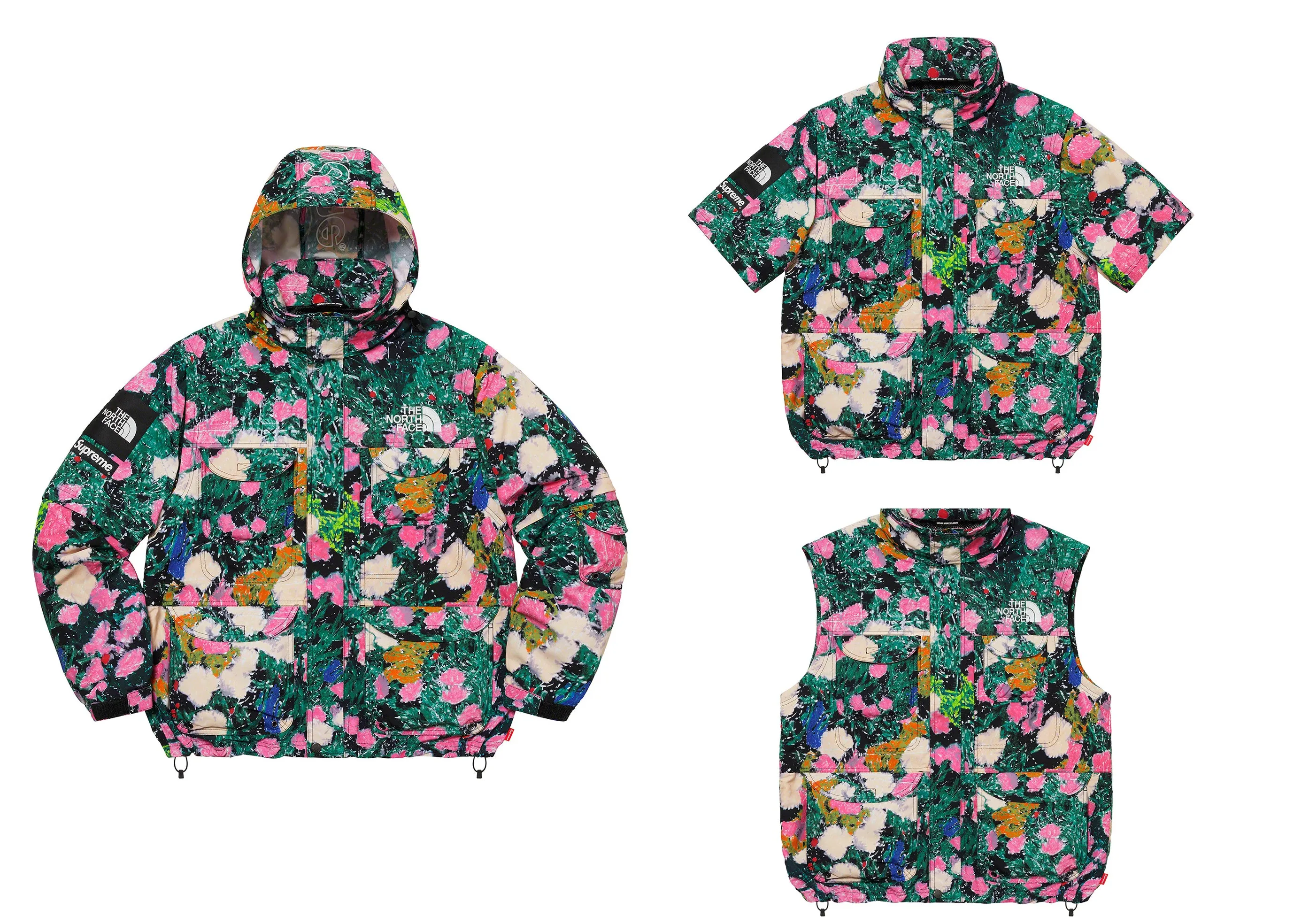 SUPREME TNF TREKKING CONVERTIBLE JACKET (2022SS)