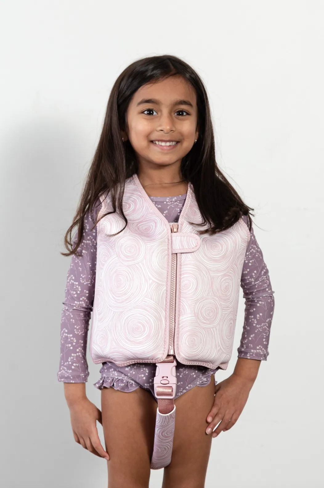 Swim Vests: Medium (3-6Y) / Green Palms