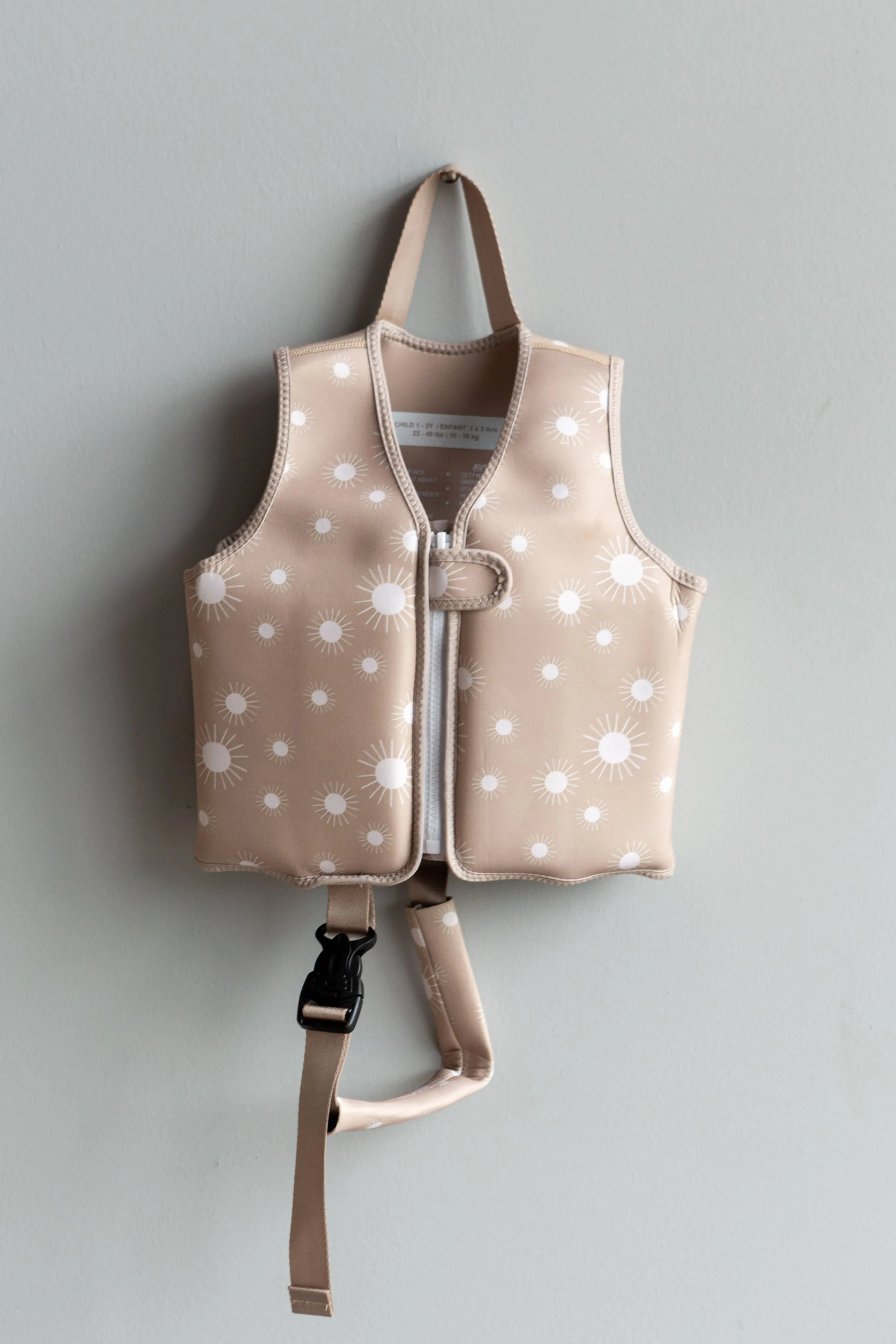 Swim Vests: Medium (3-6Y) / Green Palms