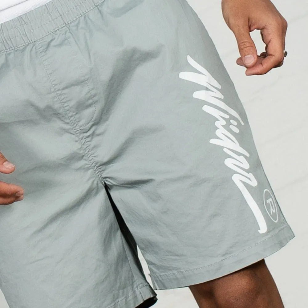 WNDRR Offend Beach Short - Cement Grey