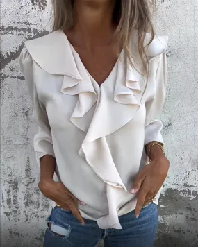 Women's Elegant ruffled Blouses