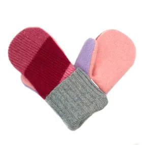Womens Mittens |  Rainbow Bright