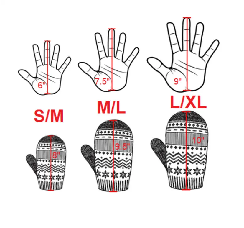 Womens Mittens | Shot In The Dark