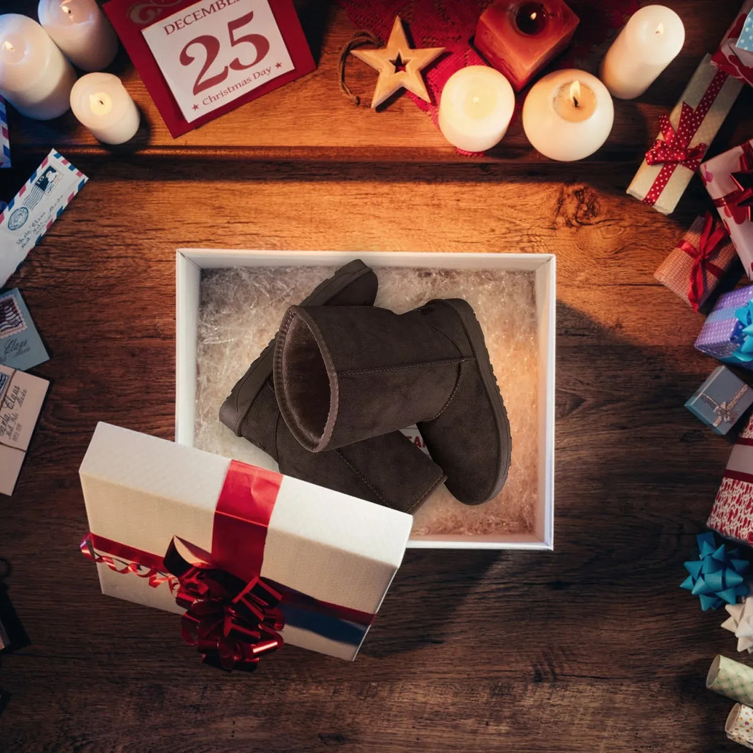 Women’S Snow Boots (Chocolate 5)