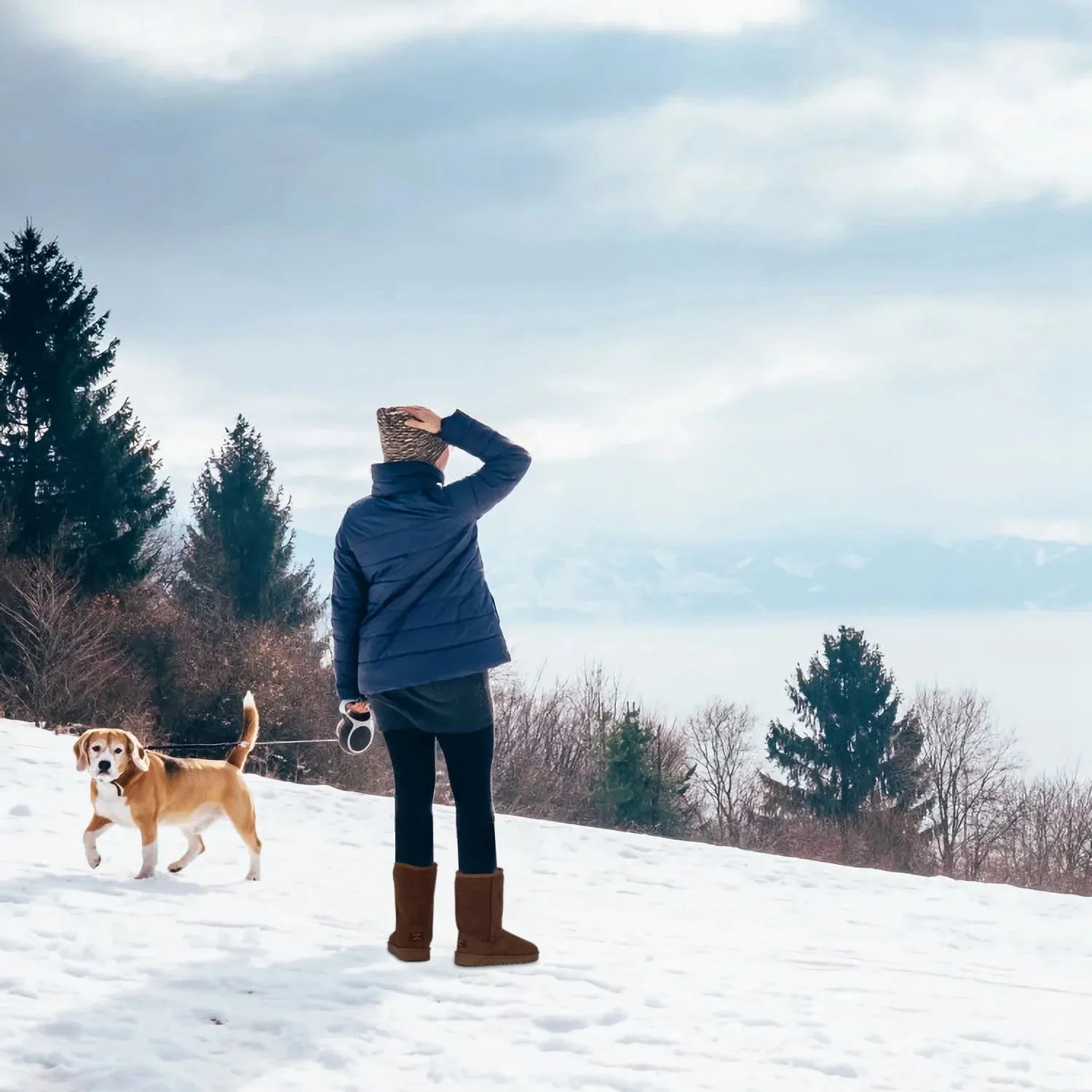Women’S Snow Boots (Chocolate 5)