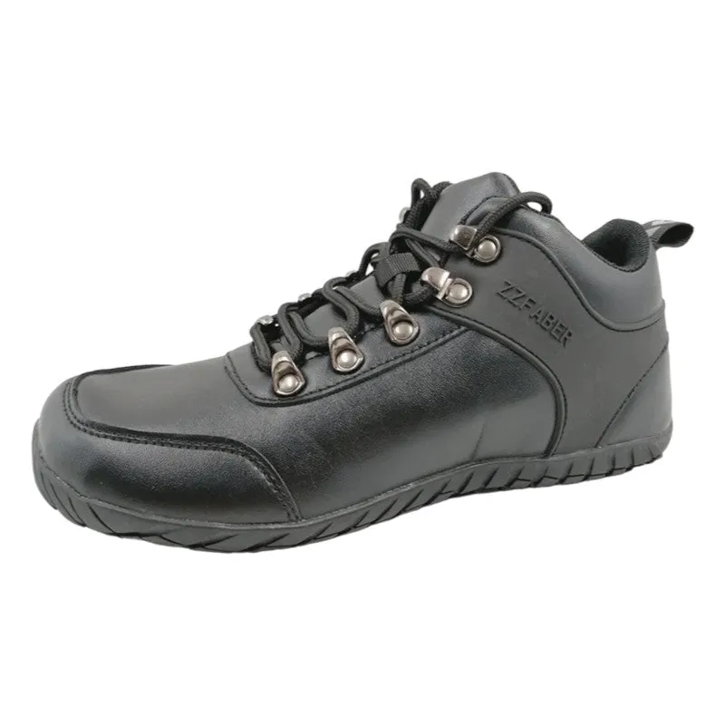 ZZFABER Waterproof Women's Barefoot Hiking Boots - Flexible Ankle Climbing Sneakers