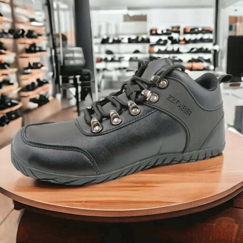 ZZFABER Waterproof Women's Barefoot Hiking Boots - Flexible Ankle Climbing Sneakers