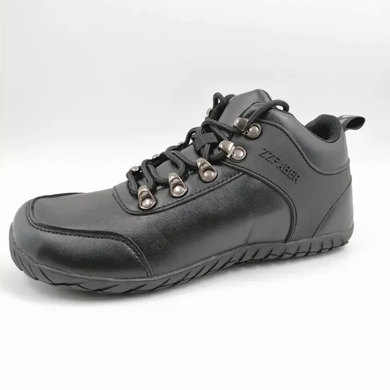 ZZFABER Waterproof Women's Barefoot Hiking Boots - Flexible Ankle Climbing Sneakers